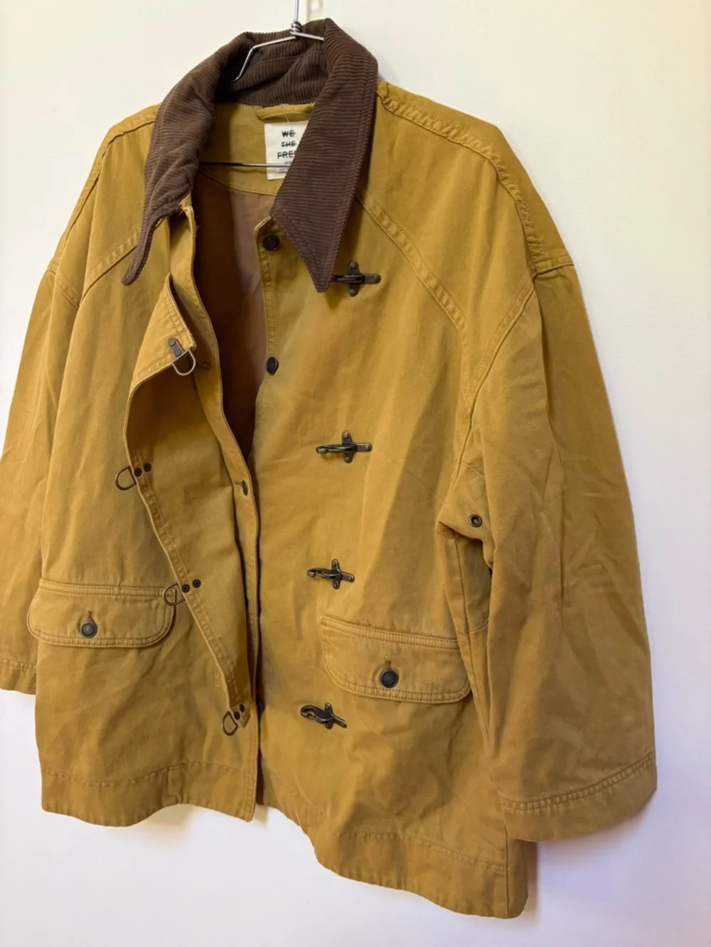 NWOT Free People We The Free Denim Barn Coat Size Medium - Picture 10 of 15